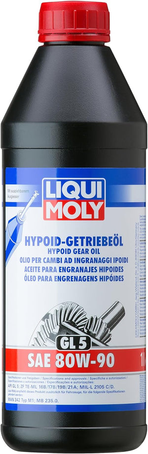 LIQUI MOLY | Hypoid-Getriebeöl (GL5) SAE 80W-90 | 1L | Hydrauliköl | Art.-Nr.: 4406