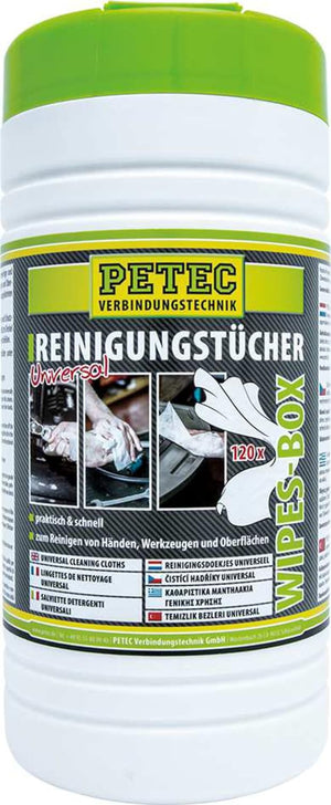 PETEC | Reinigungstücher für Werkstatt, Hände und Oberflächen aller Art