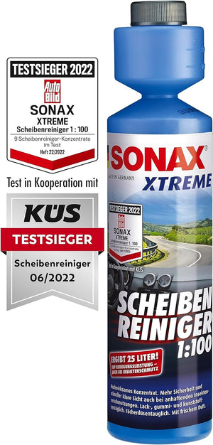 SONAX | XTREME Scheiben Reiniger | Sorgt sekundenschnell für klare Sicht | 250ml (1:100) | Art-Nr.: 02711410