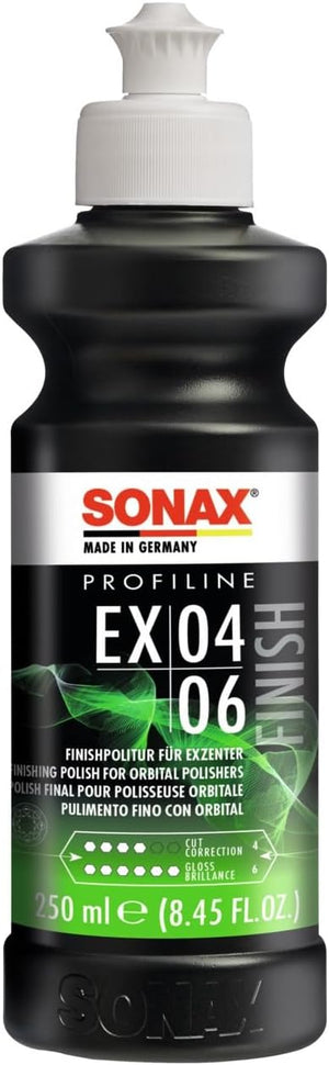 SONAX | PROFILINE EX 04-06 | Finishpolitur für optimale Kratzerentfernung, beeindruckenden Tiefenglanz & Farbauffrischung | 250ml | Art-Nr.: 02421410