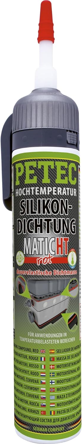 PETEC | Silikondichtung MATIC Rot | 200 ml | Art.-Nr.: 97820