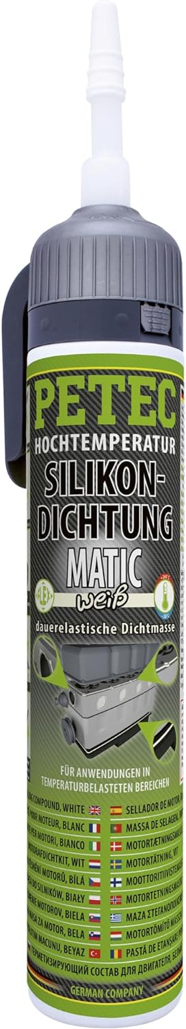 PETEC | Silikondichtung MATIC Weiß | 200ml | Art.-Nr.: 97920