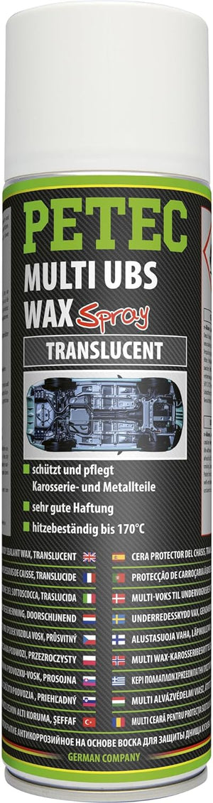 PETEC | Multi UBS-Wax | Transparent | 500ml | Art.-Nr.: 73450