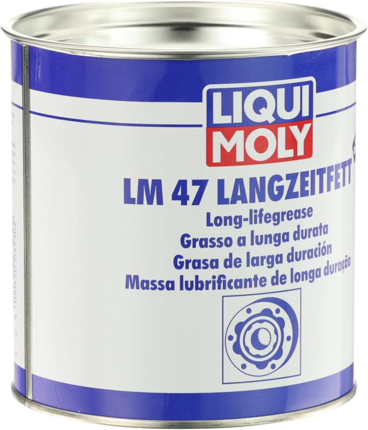 LIQUI MOLY | LM 47 Langzeitfett + MoS2 | 1kg | Lithium Fett | Art.-Nr.: 3530
