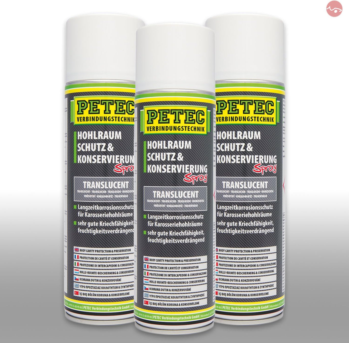 PETEC | 3x Hohlraumschutz & Konservierung | 500ml | Art.-Nr.: 73550